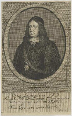 Bildnis des Petrus Lambecivs