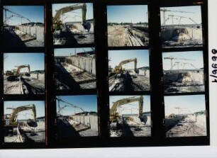 S-Bahn - Baulos Flughafen, Hannover, 1996