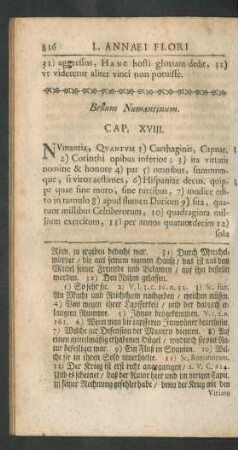 Bellum Numantinum. Cap. XVIII