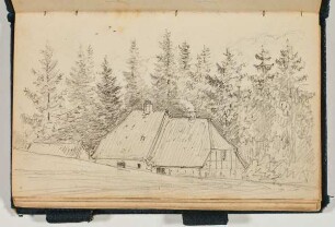 Bauernhaus am Waldrand