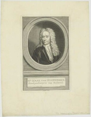 Bildnis des Isaak van Hoornbeek