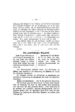 Ein grundsätzlicher Gegensatz