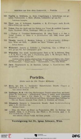 Porträts (Nr. 537-567)