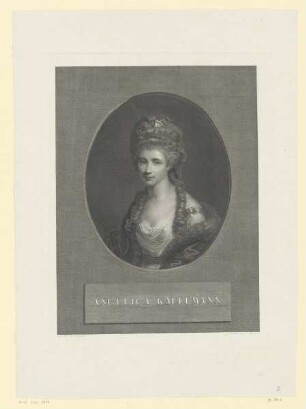 Bildnis der Angelica Kauffmann
