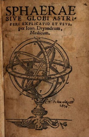 Sphaerae Sive Globi Astriferi Explicatio Et Vsvs