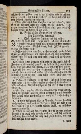 571-595, II. Festtaegliche Evangelien Lieder