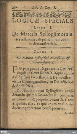 Logicae Specialis