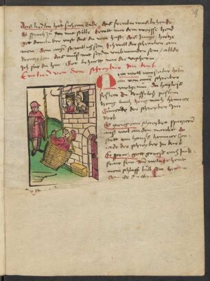 Lied 'Nun well wirs aber heben an, von ainem schreiber wolgetan' (Der Schreiber im Korb)