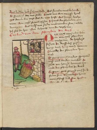 Lied 'Nun well wirs aber heben an, von ainem schreiber wolgetan' (Der Schreiber im Korb)