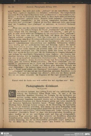 Photographische Kleinkunst