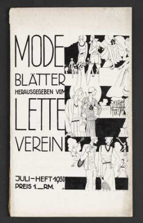 Modeblätter. Jahrgang 4 (1930/31) 1-12