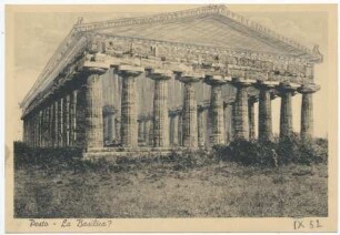 Paestum: Basilika, mit Ergänzungen von Wolfgang Schöne 1952
