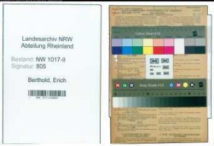 Entnazifizierung Erich Berthold , geb. 31.03.1902 (Installateur)