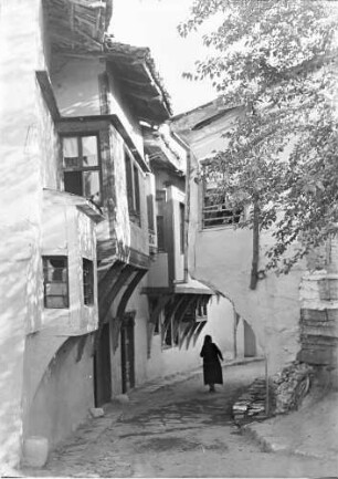Plovdiv: enge Gasse im Türkenviertel