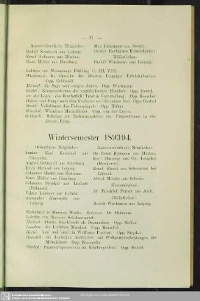 Wintersemester 1893/94