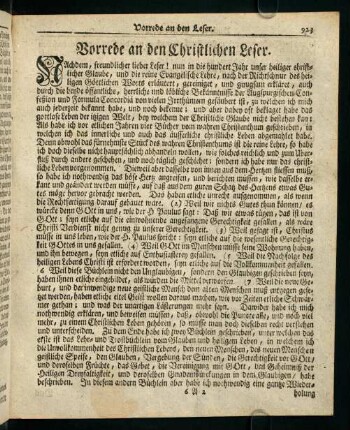 923-924, Vorrede an den Christlichen Leser