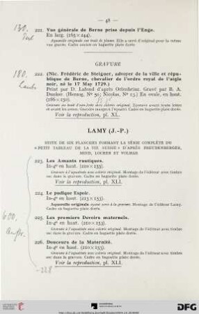 Lamy (J.-P.) (Nr. 223-229)