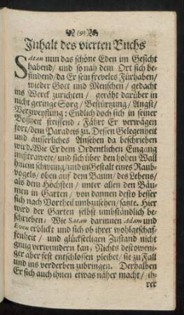 Inhalt des vierten Buchs