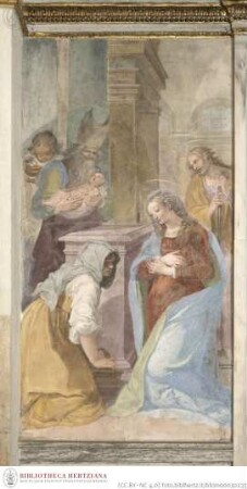 Freskenzyklus zum Leben der Jungfrau Maria, Darbringung Christi im Tempel