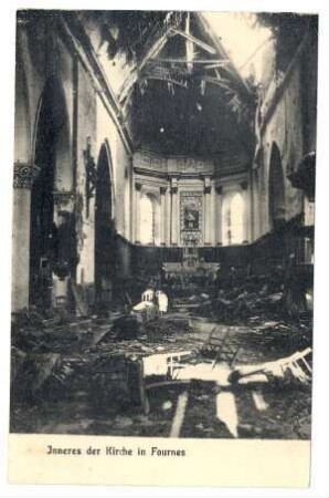 Nr. 1513m: Inneres der Kirche von Fournes