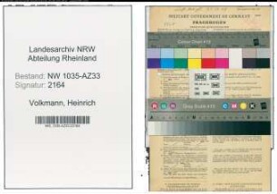 Entnazifizierung Heinrich Volkmann , geb. 24.01.1915 ()