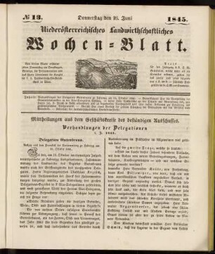 No 13. Donnerstag den 26. Juni 1845