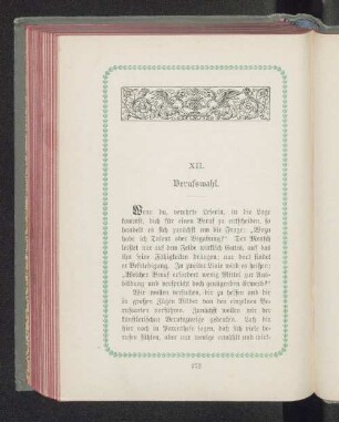 XII. Berufswahl.