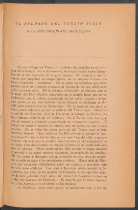 El Soldado del Tercio Viejo