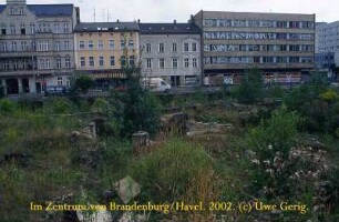 Brandenburg - Innenstadt : Im Stadtzentrum von Brandenburg/Havel 2002