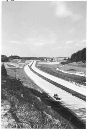 Trassierung, Landschaft nach dem Autobahnbau