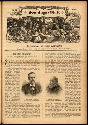 Ausgabe vom Sonntag, den 10. August 1902.
