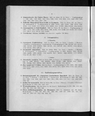 III. Entbindungsanstalten.