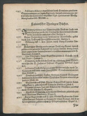 Calvinistischer Theologen Bücher.