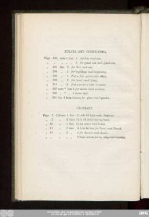 Glossary.