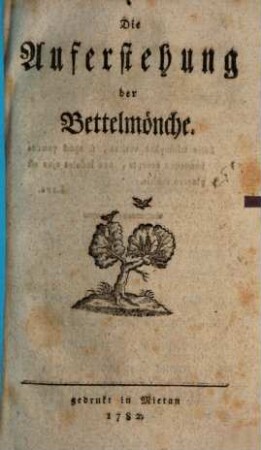 Die Auferstehung der Bettelmönche
