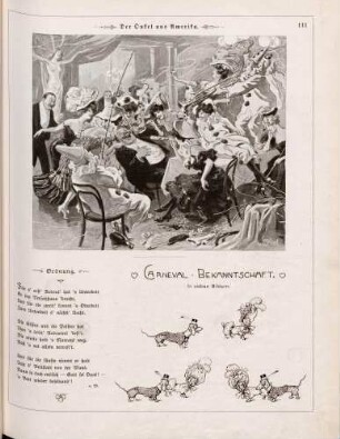 "Der Onkel aus Amerika" "Carneval-Bekanntschaft"