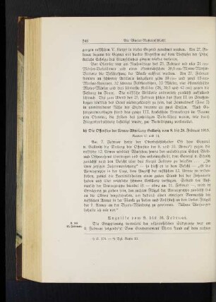 b) Die Offensive der Armee=Abteilung Gallwitz vom 9. bis 28. Februar 1915.