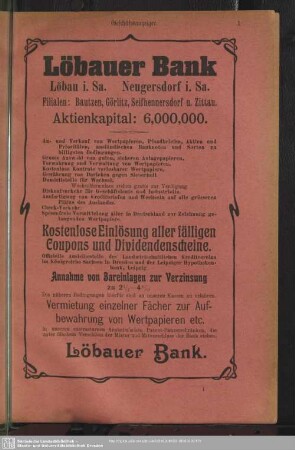 Anzeigen : Geschäftsanzeiger
