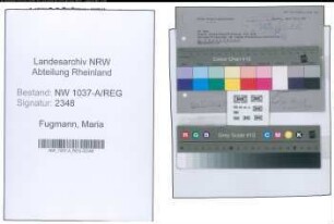 Entnazifizierung Maria Fugmann , geb. 00.00.0000 (Lehrerin)
