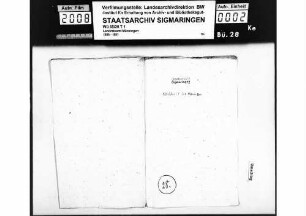 Fronablösungen Kameralamtsbezirk Münsingen