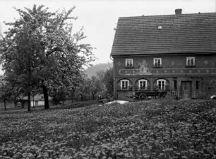Lausitz? Wohnhaus. Gartenansicht