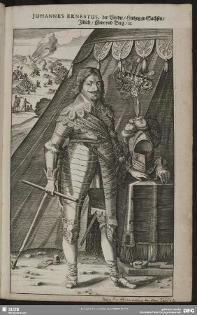 Johannes Ernestus, der Vierdte, Hertzog zu Sachsen, Jülich, Clee und Berg, [et] c.