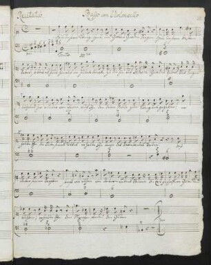 Basso con Violoncello
