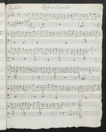 Basso con Violoncello