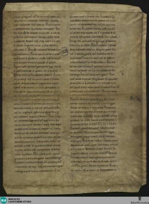 Epistolae, Fragment - Cod. Karlsruhe 1435