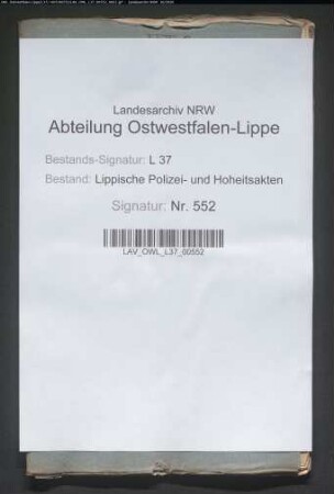 Unterstützung der von Überschwemmungen und Hagelschlag betroffenen Bauerschaften der Ämter Varenholz, Brake und Detmold