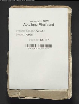 Briefwechsel des Erzbischofs Josef Clemens von Köln mit seiner Schwester Violanta Beatrix Großherzogin von Toskana