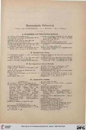 IV. Romanische Periode
