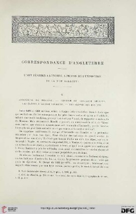 3. Pér. 13.1895: L' art vénitien à Londres, à propos de l'exposition de la New Gallery, 2 : correspondance d'Angleterre