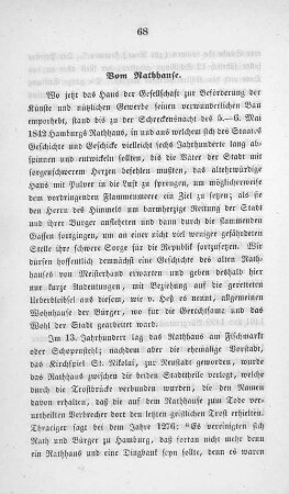 Vom Rathhause.